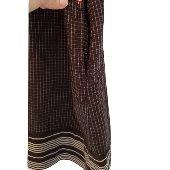 Free People Embroidered Boho Mini Smock Dress NWT - Picture 3 of 5